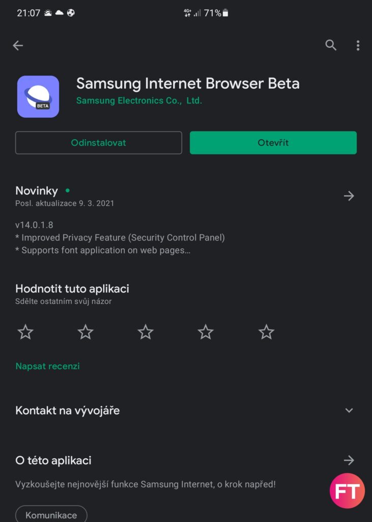 Samsung Internet Browser 