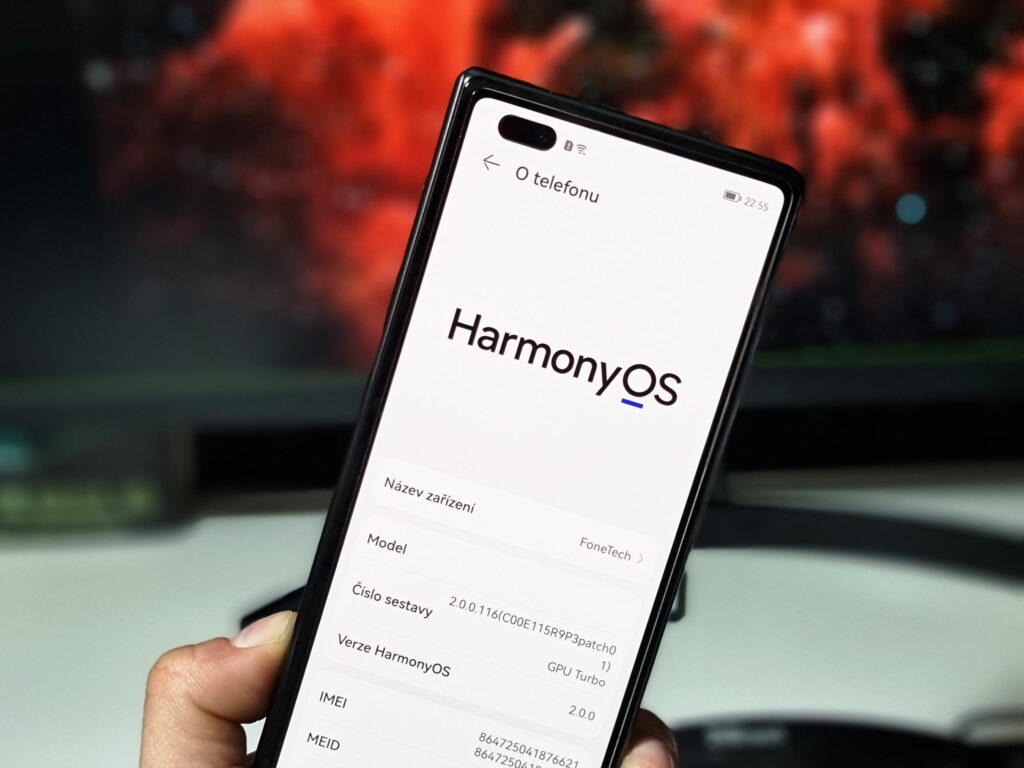 Chytrý telefon Huawei s Harmony OS
