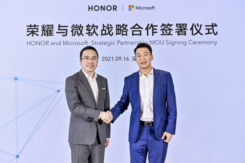 Honor oznámil strategické partnerství s Microsoftem