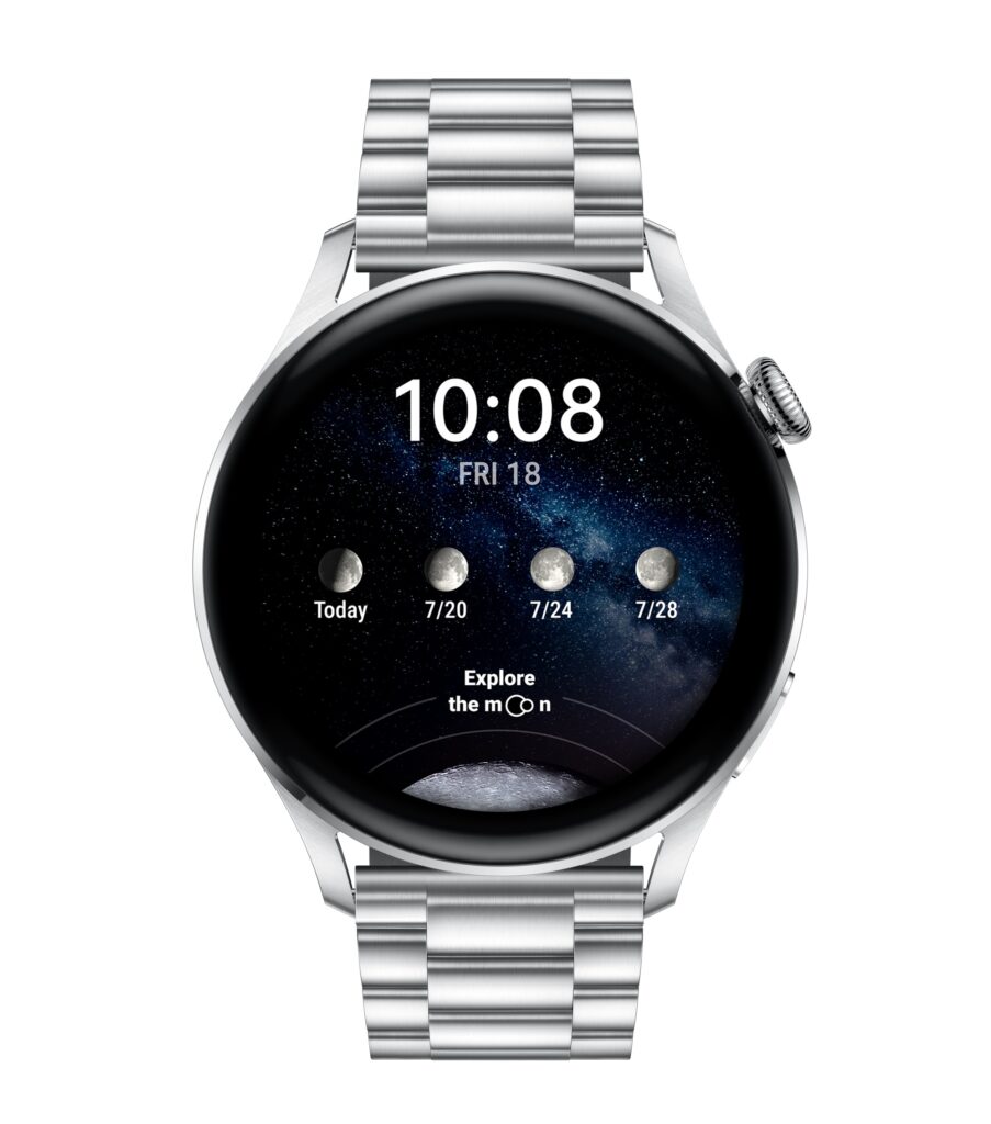 Huawei Watch 3 s luxusním řemínkem z nerezové oceli